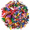 Strictly Briks Building Blocks Starter Kit - Brick Set Compatible with Major Brick Brands - Kid Toy Building Kit & Educational Bundle - Creative Block Set for Adults - 672 Pieces, Multi Color